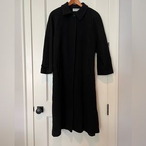 Forecaster, Black Wool Blend Coat, size 8